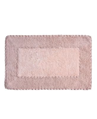 Cotton Ruffled Bath Rug, 27" x 45"