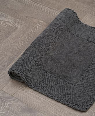 Cotton Ruffled Bath Rug, 27" x 45"