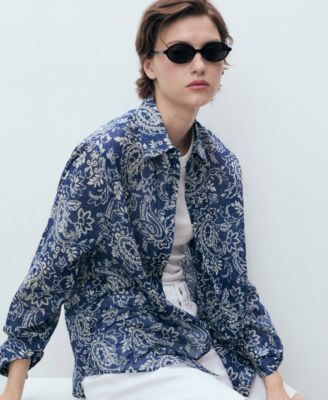 Women's Printed Cotton Shirt