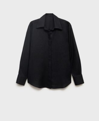 Women's Linen Oversized Shirt