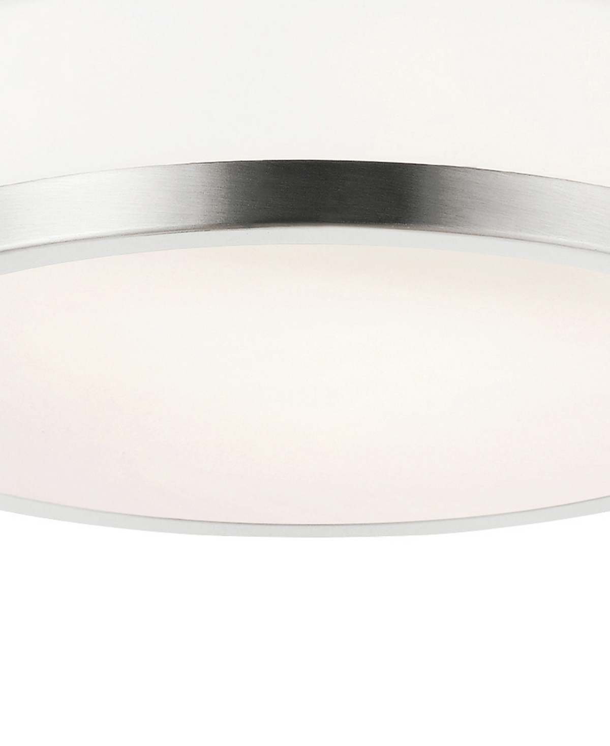 Cwi Lighting 3" Metal Frosted 1 Light Drum Shade Flush Mount