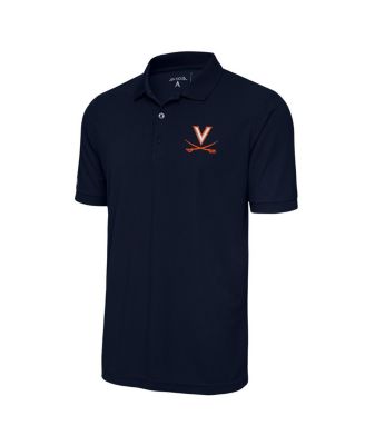 Antigua - Men's Navy Virginia Cavaliers Legacy Pique Polo Shirt