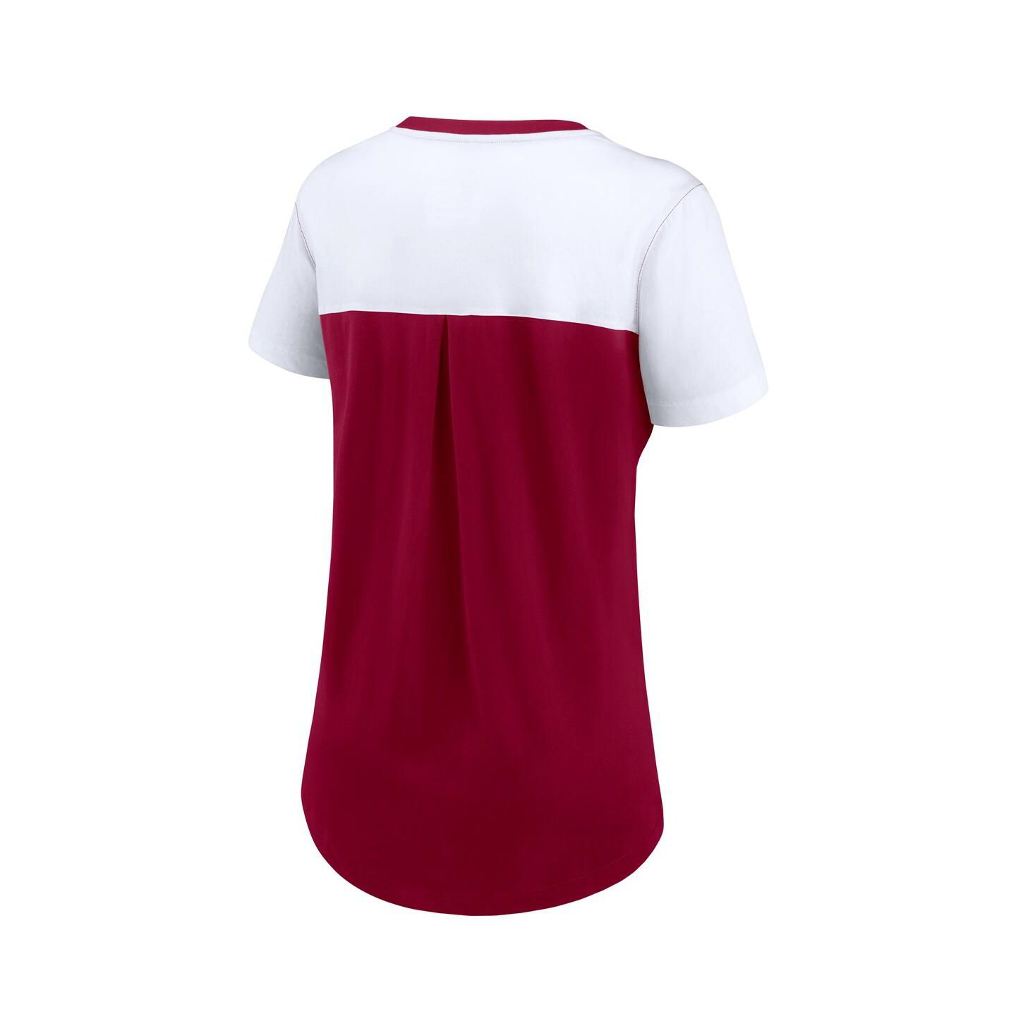 Женская футболка Nike Burgundy Washington Commanders Performance Fashion — фото 3
