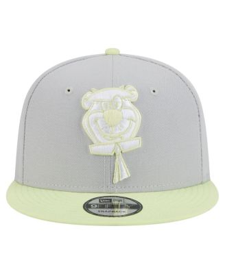 Men's Gray/Light Green the Yogi Bear Show Two-Tone 9FIFTY Snapback Hat