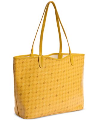 Harper Large Monogram Black Shopper