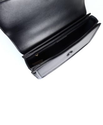 Loraine Embossed Lizard Flap Shoulder Bag