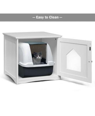 Sidetable Nightstand Weatherproof Multi-function Cat House