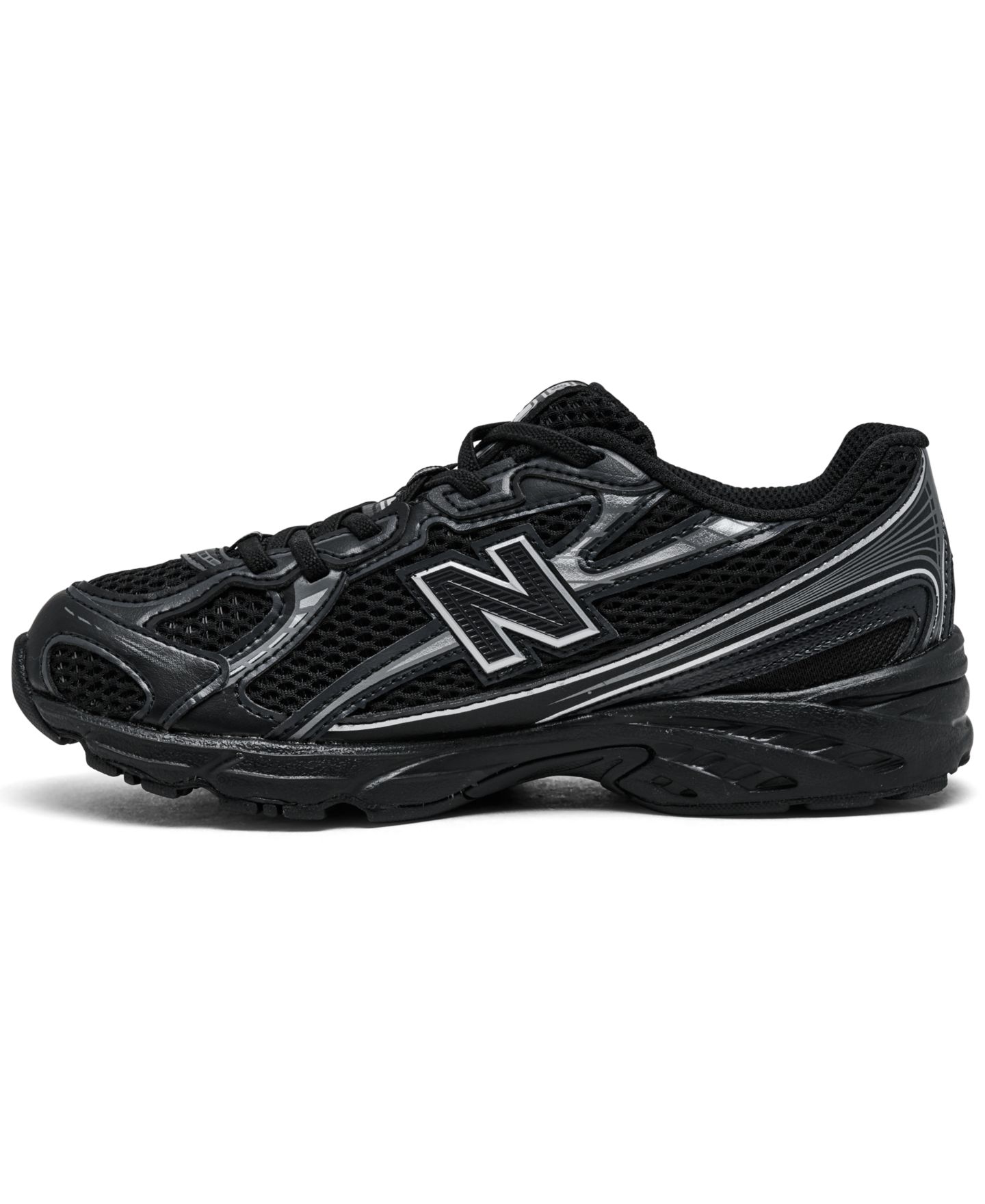 Детские повседневные кроссовки New Balance 740, цвет: Чёрный — фото 3