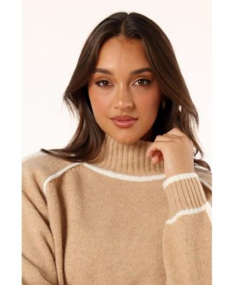 Women's Rylee Contrast Hem Knit Sweater