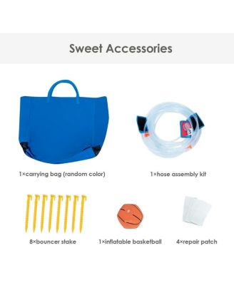 Inflatable Water Park Bounce House with Climbing Wall without Blower