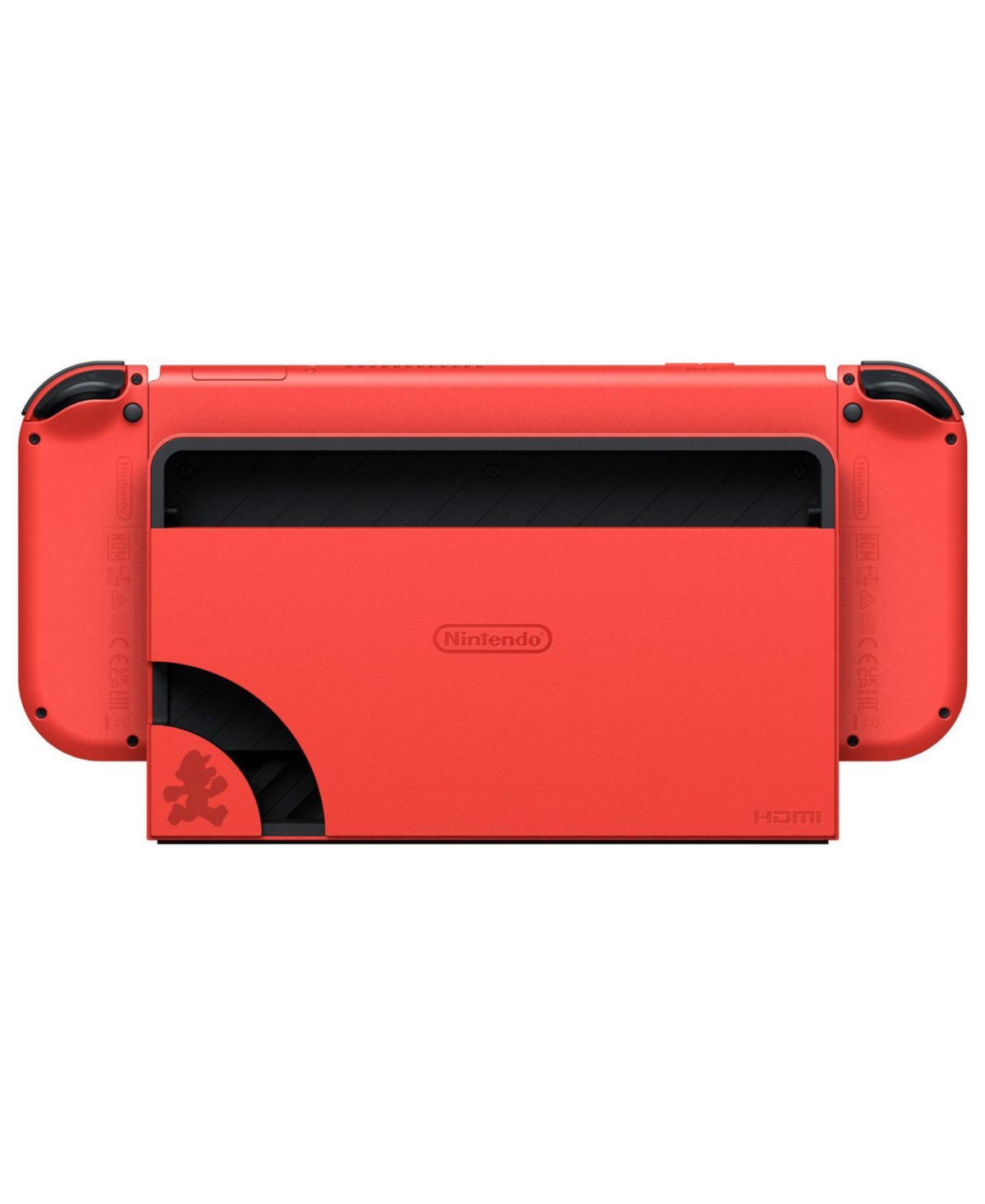 Nintendo Switch Oled Mario Red Edition with MightySkins Console and Controller Skin Voucher