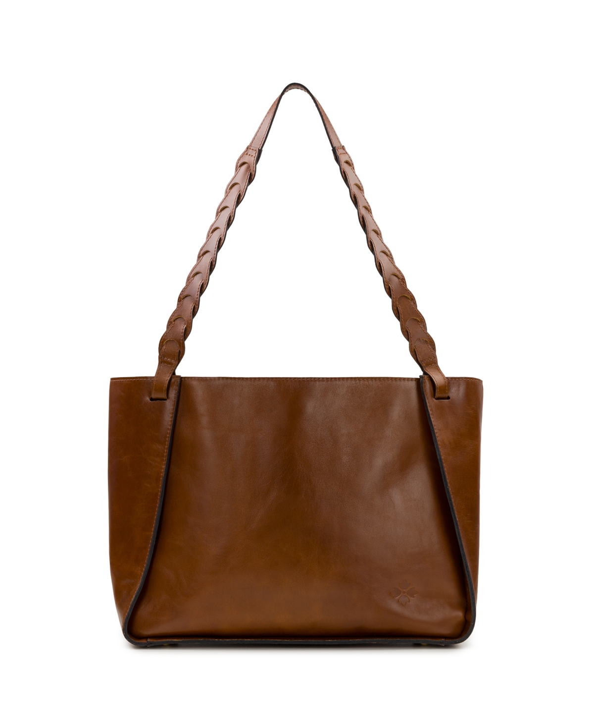 Polina Large Shoulder Satchel Bag - Cognac