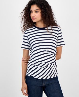 Nautica Jeans - Women's Striped Twisted Top