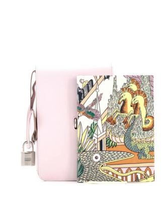 Pre-Owned Hermes Secret Notebook Cover Leather