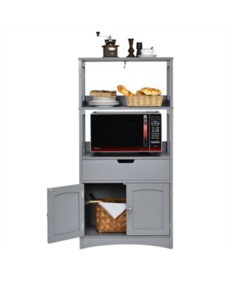 Bathroom Storage Cabinet with Drawer and Shelf Floor Cabinet