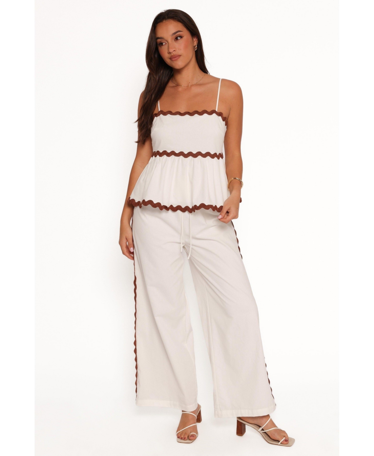Women's Mollymook Pant - White tan