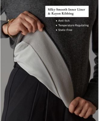 Women's Itch-Free Merino Wool Button Cardigan with Soft Lining