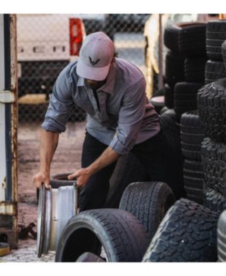 Men's Utility Stretch Shop Long Sleeve Button Down Shirt