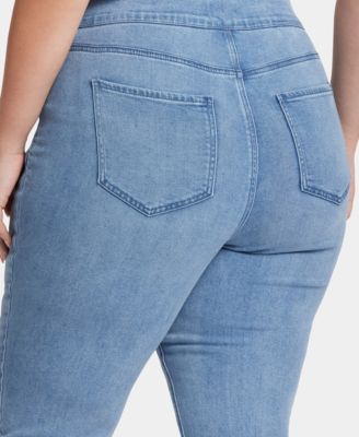 Plus Size Dakota Crop Pull-On Jeans