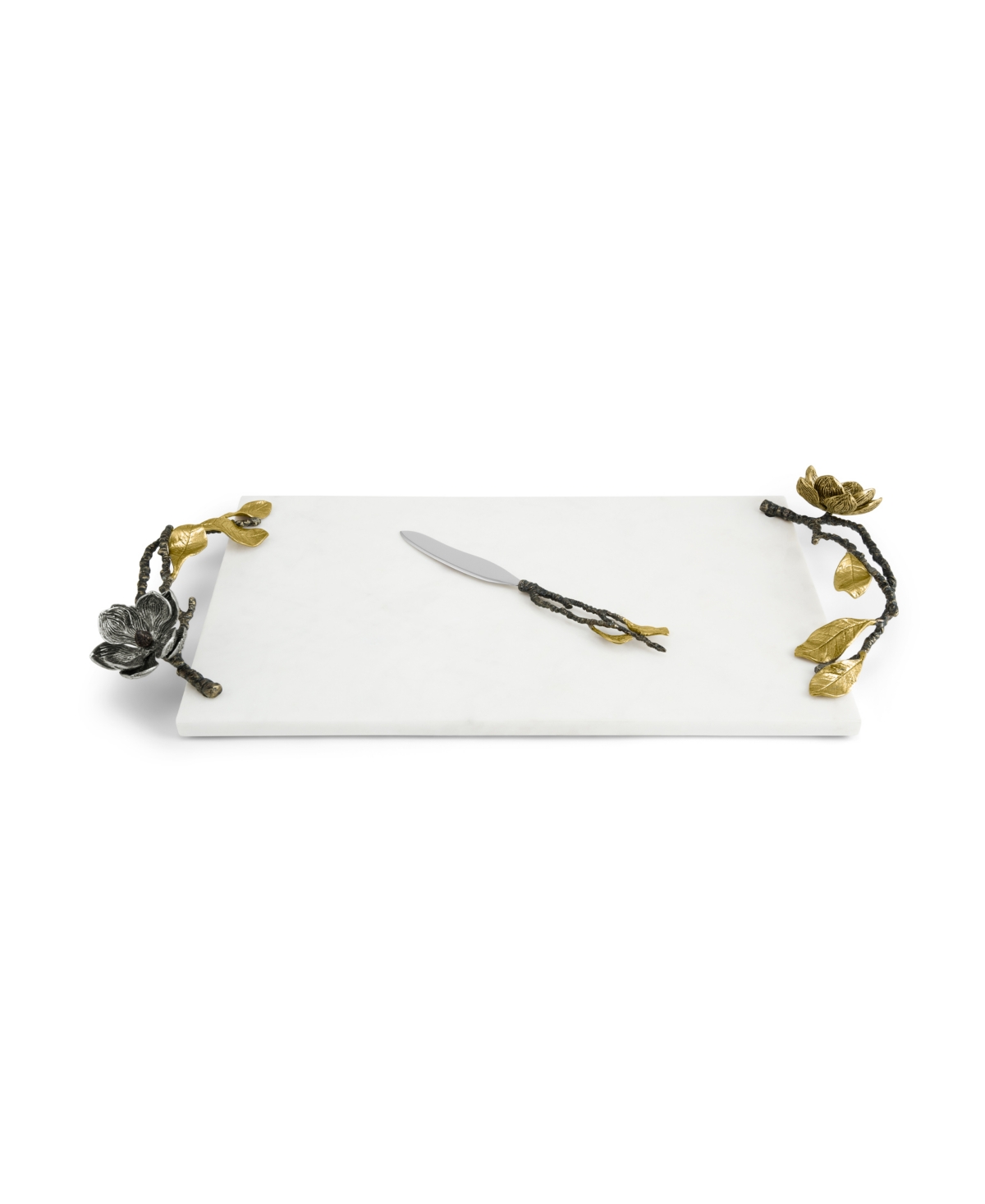 Michael Aram Vintage Bloom Extra Large Cheese Board With Knife