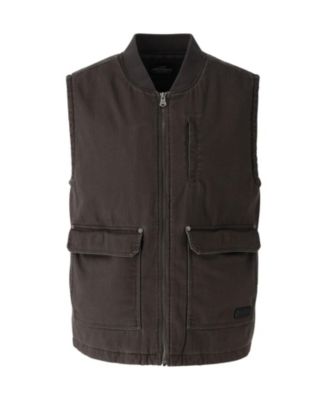 Men's Stone Wash Herringbone All Year Vest