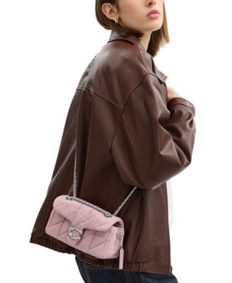 Tabby 20 Quilted Denim Shoulder Bag