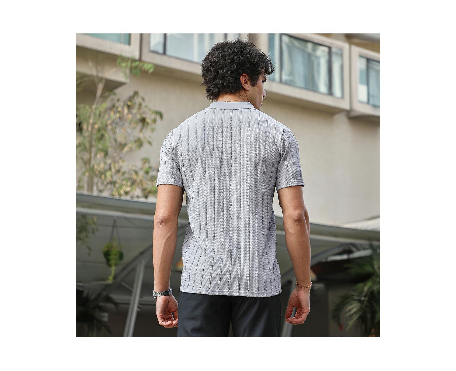 Men's Wicker-Tactitle Polo T-Shirt