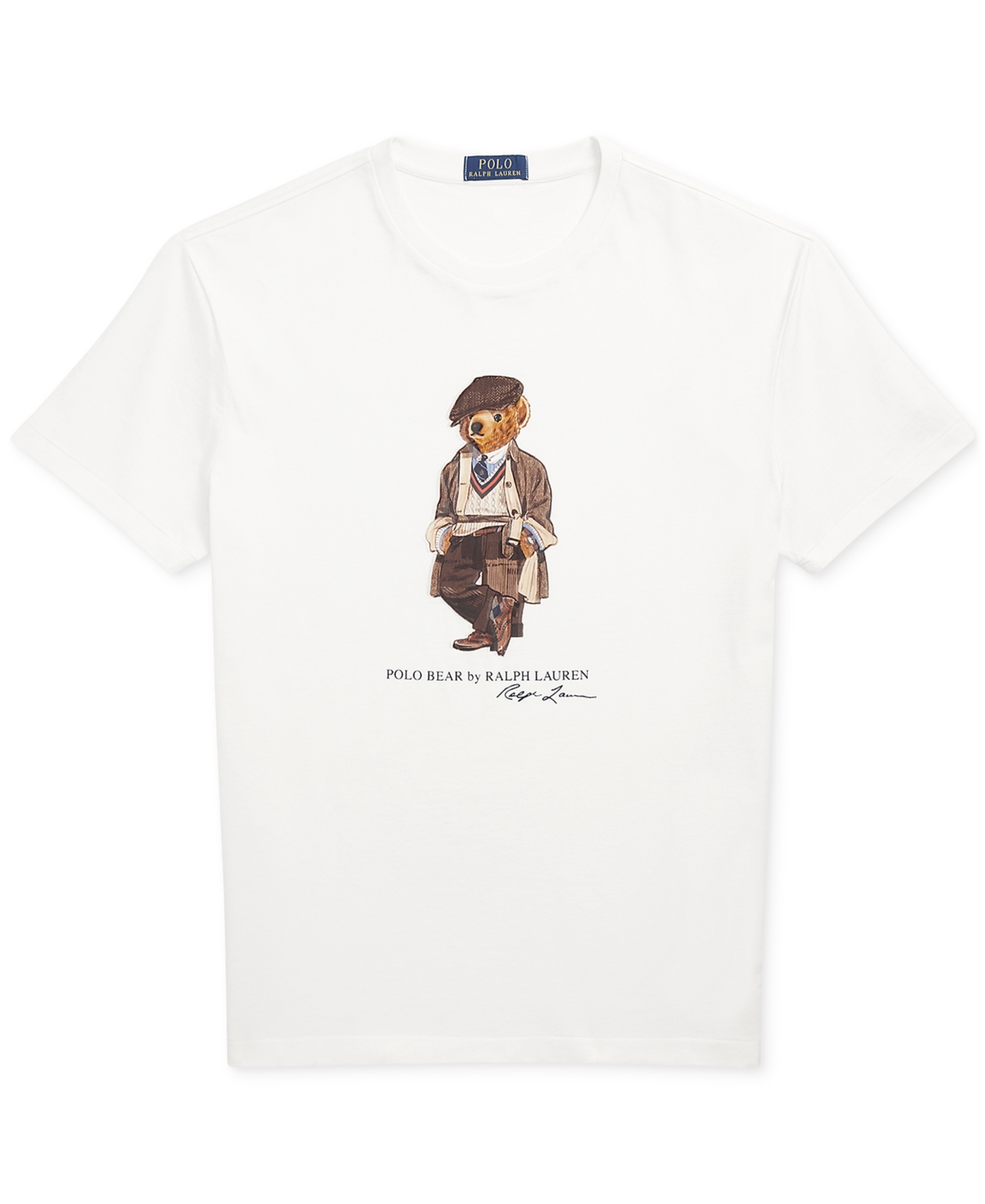 Polo Ralph Lauren Big & Tall Polo Bear Jersey T-shirt In White