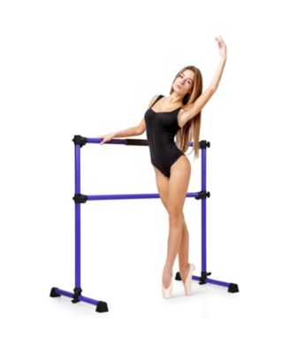 4 Feet Portable Ballet Barre with Adjustable Height