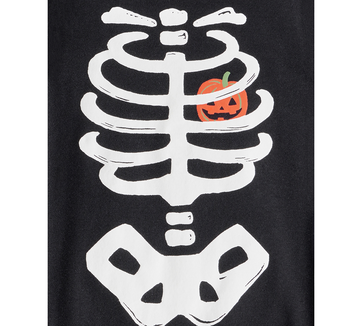 Carter's Baby Boys 2-pc. Glow Skeleton Halloween Pajamas Set In Black