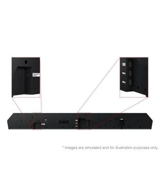 11.1.4 Channel Q-Series Soundbar with Subwoofer and Rear Speakers