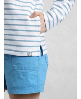 Women's Striped Full Zip Hoodie