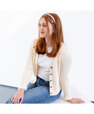 Headband Set - Pink + Pearl + Gold