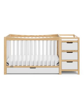 Remi All-in-One Convertible Crib with Drawer and Changer (Gray)