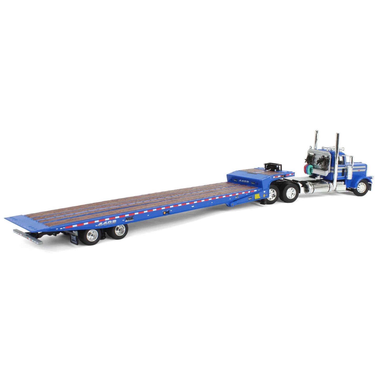 Детская игрушка First Gear 1/64 Scale Peterbilt 389 Day Cab Landoll 440B Traveling Axle Trailer Diecast Collectible Toy Truck — фото 3