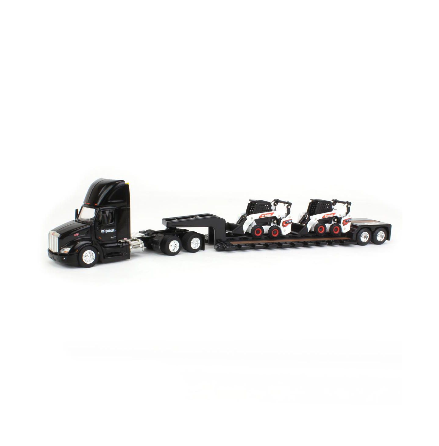 Детская игрушка ERTL 1/64 Scale Peterbilt 579 with Lowboy and 2 Bobcat Loaders, 2022 Toy Truck Show — фото 1