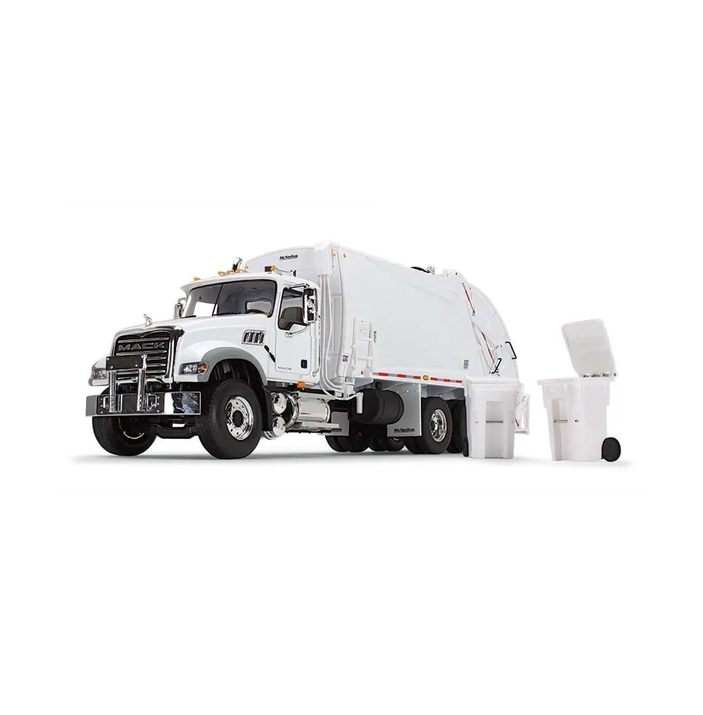 Детская игрушка First Gear 1:34 Scale Granite MP Die-Cast Functioning Tipper Refuse Truck with Trash Cans — фото 1