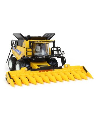 1/64 Prestige New Holland CR9.90 Combine With Folding Cornhead & Draper Header, One Time Production 45th Anniversary