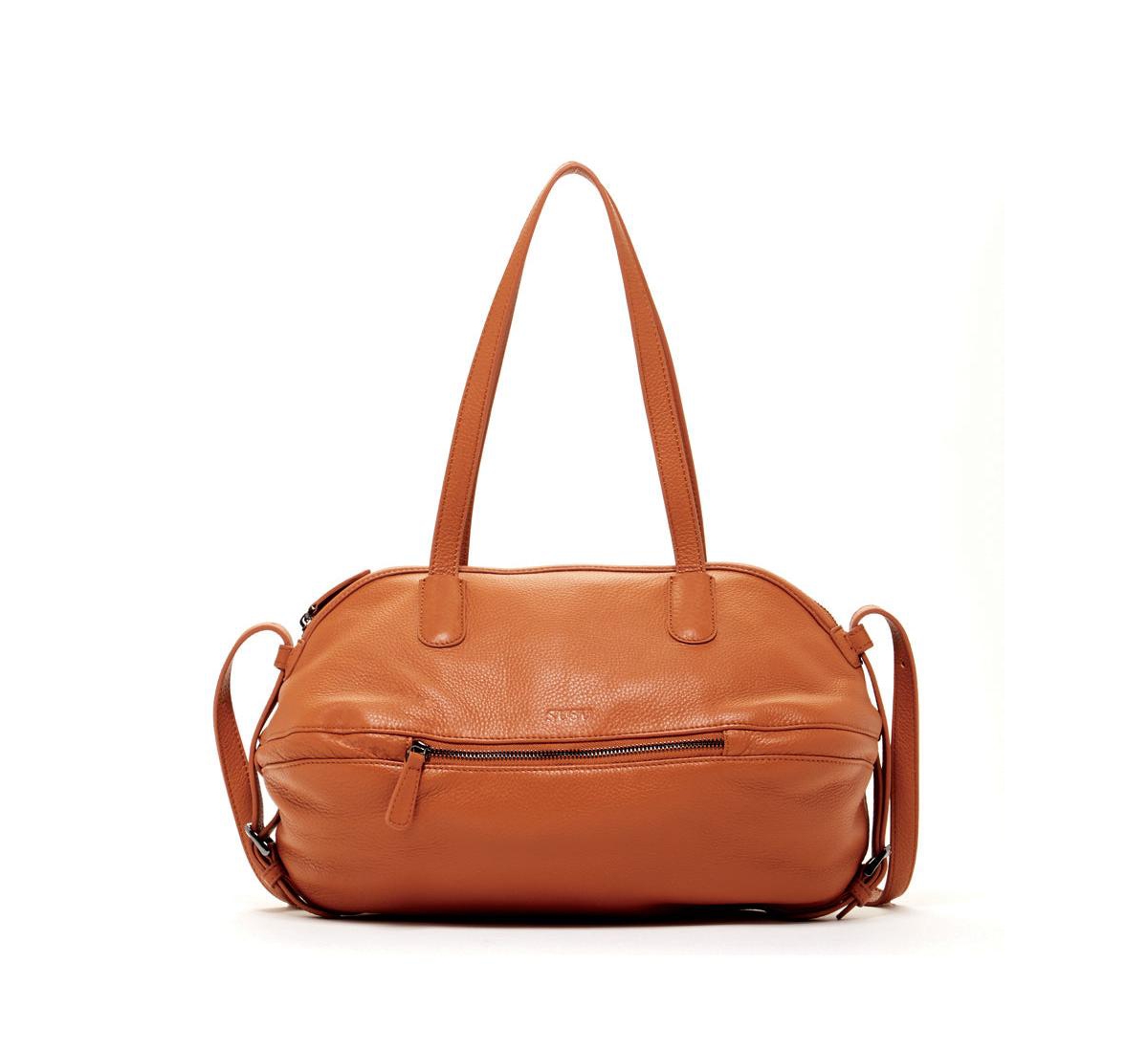 Leather Satchel Bag Brown Shoulder Purse Women's Handbag