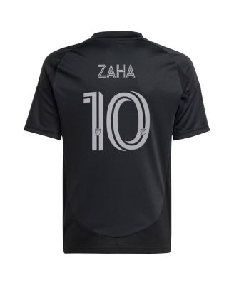Big Boys and Girls Wilfried Zaha Black Charlotte FC 2025 Fortress Kit Replica Player Jersey