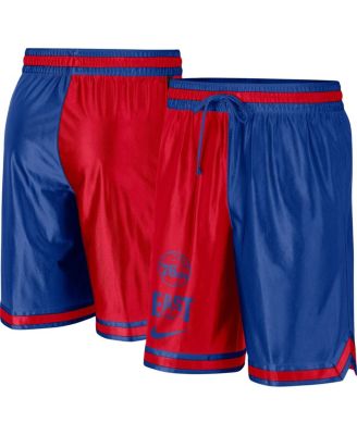 Nike - Men's Royal/Red Philadelphia 76ers Courtside Versus Force Split DNA Performance Shorts