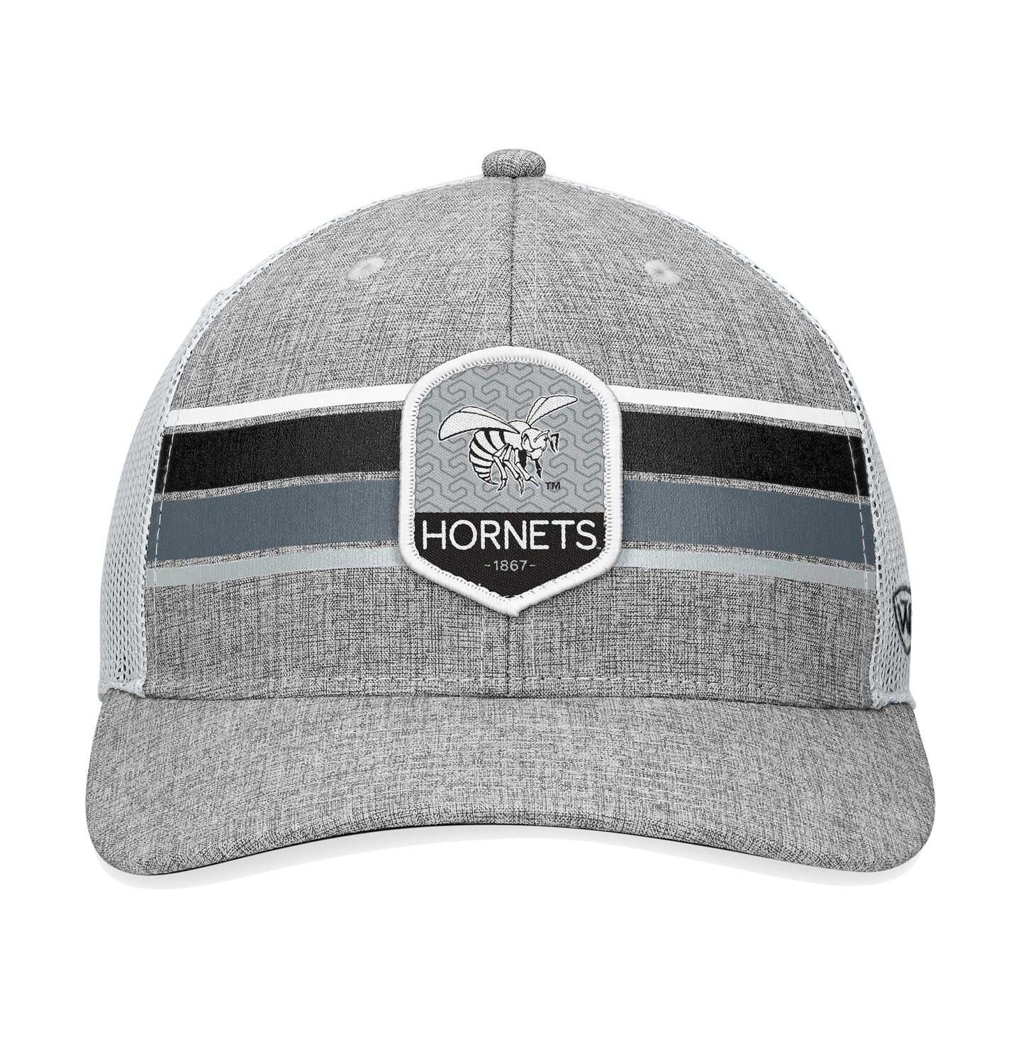 Мужская кепка Top of the World Heather Gray Alabama Crimson Tide Essential Trucker Adjustable Hat — фото 2