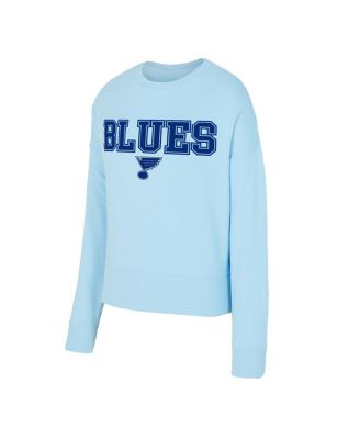 Women's Light Blue St. Louis Blues Tonal Pullover Sweatshirt