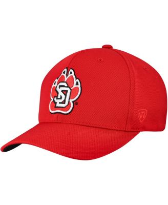 Men's Red South Dakota Coyotes Reflex Performance Flex Hat