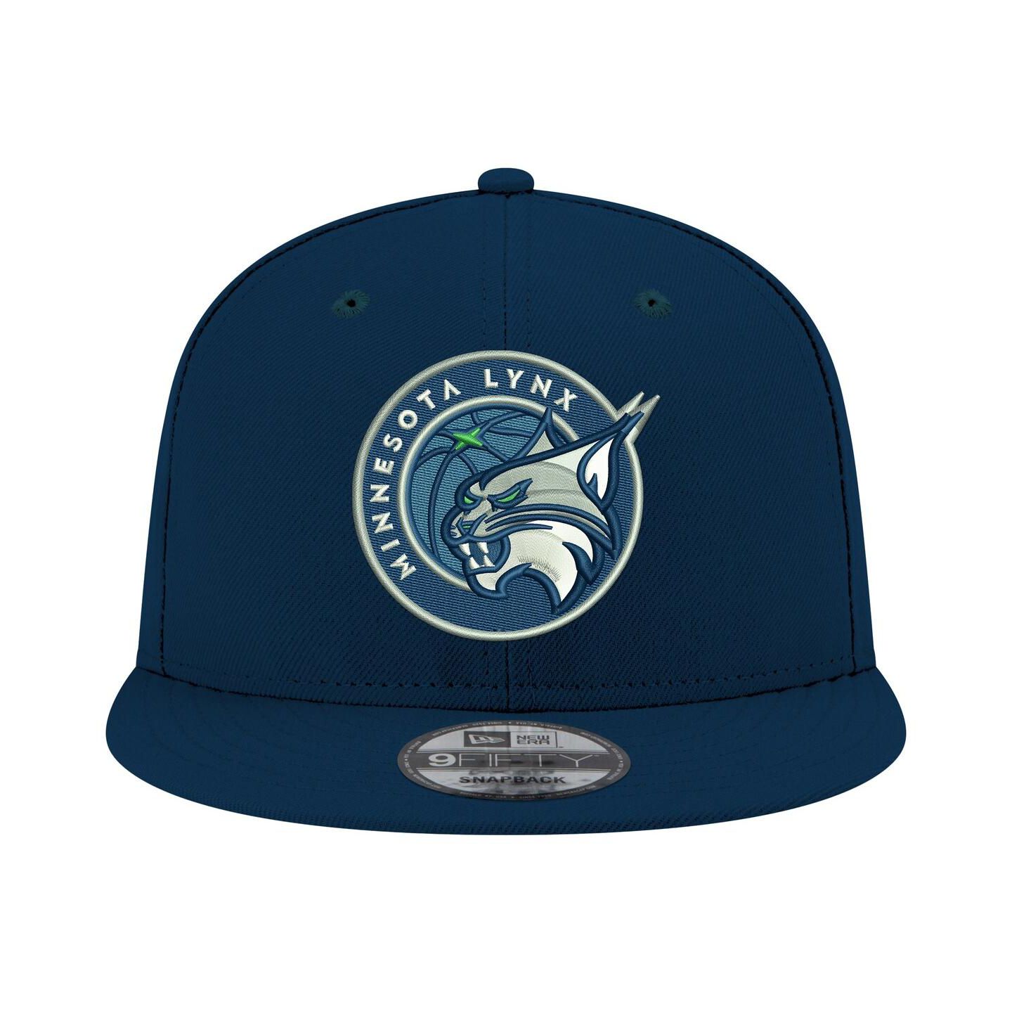 Кепка New Era Navy Minnesota Lynx Logo 9FIFTY Snapback Hat — фото 2