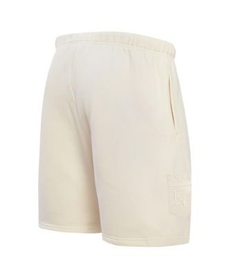 Men's Cream Kansas City Royals Neutral Fleece Shorts