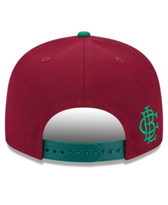 Men's Cardinal/Green Chicago Cubs Strawberry Big League Chew Flavor Pack 9FIFTY Snapback Hat