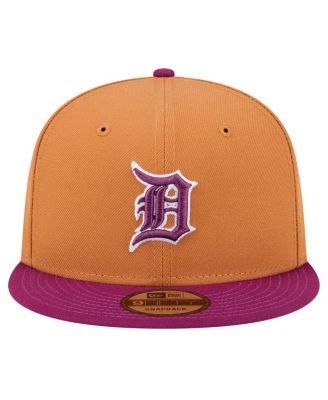 Men's Brown/Purple Detroit Tigers Color Pack Two-Tone 9FIFTY Snapback Hat