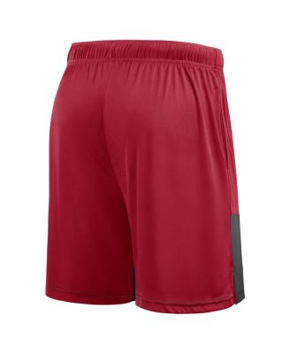 Men's Red/Pewter Tampa Bay Buccaneers Big Tall Best of the Best Performance Shorts
