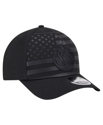 Men's Black Dallas Mavericks Game Day Flag A-Frame 9FORTY Adjustable Hat